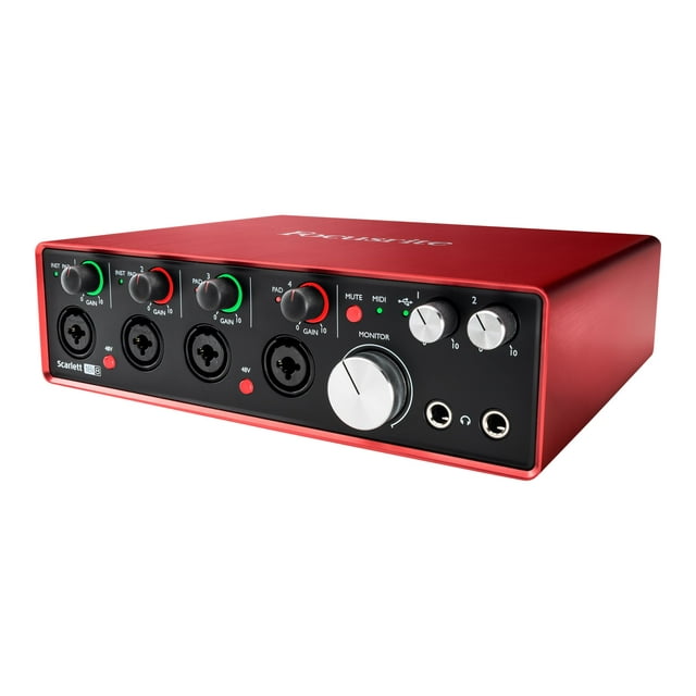 Focusrite Scarlett 18i8 (2nd Gen) - Audio interface - 24-bit - 192 kHz - USB