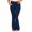 Navy plus size flare pants with pockets a1, variant on Bzdzmqm Women Plus Size Flare Leg High Waisted Pants with Pockets Solid Casual Lounge Long Pants Fashion Trousers, Coffee 3XL