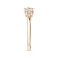 thumbnail image 3 of ANGARA Natural 0.7 Ct. Diamond Vintage Inspired Ring in 14K Rose Gold for Women (Ring Size: 11.5), 3 of 9