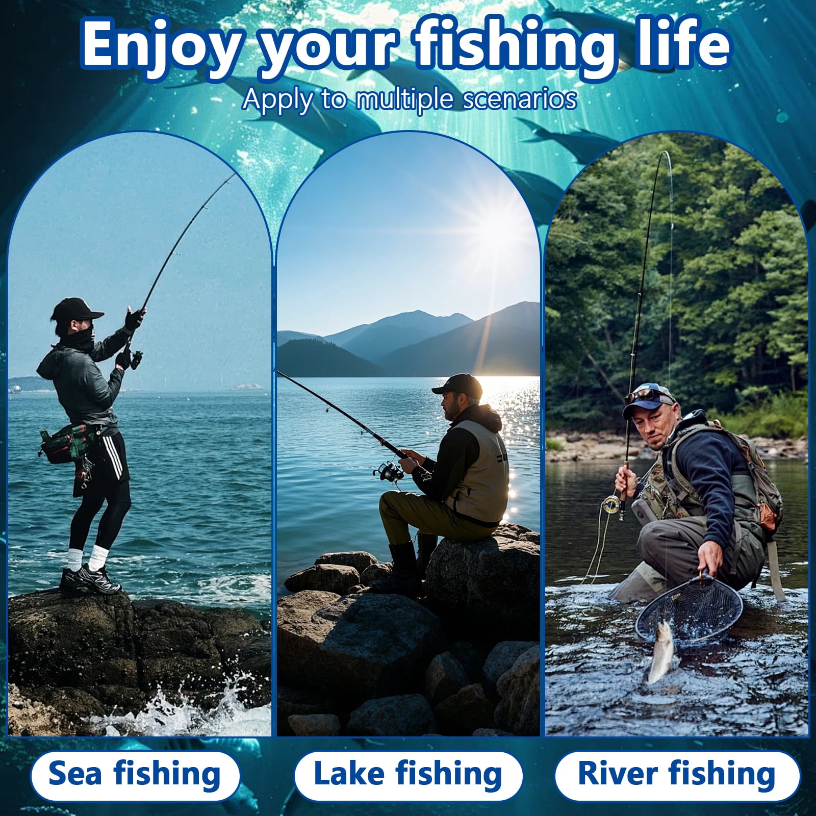 Arcticwind Fishing Accessories Kit, 415 PCS Fishing Lures Kit, Fishing Tackle Box, Lifelike Artificial Lures for Saltwater Freshwater Fishing, Includes Crankbaits, Spoon, Hooks Other Access