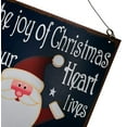 thumbnail image 7 of Rustic Christmas Sign Decor Metal Plaque Hanging Wall Art Sign, 12.5" x 9" Primitive Merry Christmas Sign Hanging Decoration Metal Wall Decor Sign Merry Christmas Home Decor Accent (Black), 7 of 7