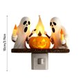 thumbnail image 1 of Ghost Campfire Flickering Night Light, 3.9in 3D Small Electric Faux Campfire Night Light,Ghosts Campfire Flicker Flame Nightlight, LED Campfire Night Lights Halloween Decor, 1 of 4