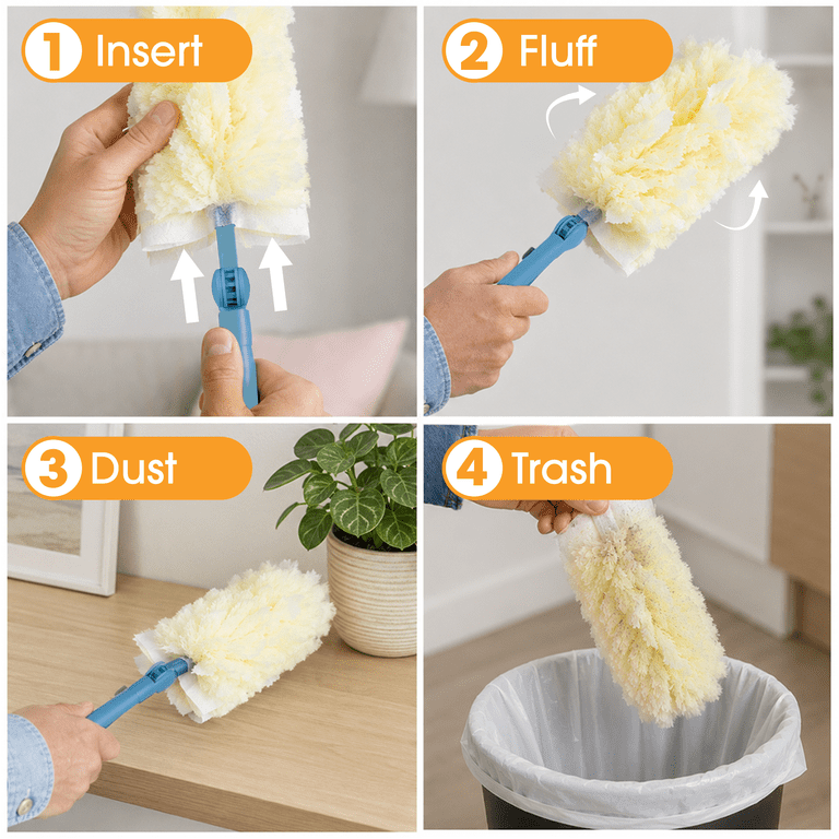 Great Value Heavy Duty Extendable Duster Kit, 4 Pieces photo 8