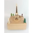 thumbnail image 2 of Torre Eiffel Caja de música de madera Caja de música Sky City Spirited Away, 2 of 5