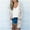02 White, variant on YueHuiYing Women's Lightweight Cardigan Open Front Long Sleeve Casual Loose Thin Cardigans with Pockets 2026