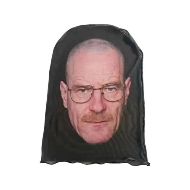 Nueva máscara Kanye con estampado 3D, máscara facial completa de malla elástica para hombres y mujeres, sombreros de Cosplay, moda Hip Hop, pasamontañas, capucha, sombrero, tocado