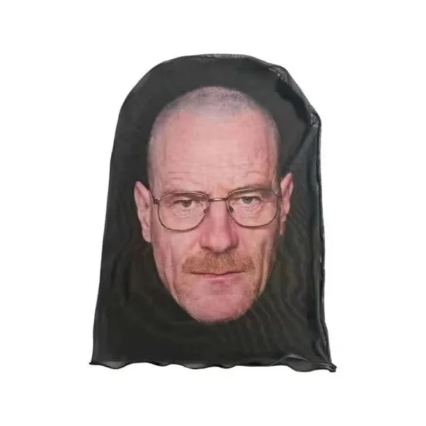 Nueva máscara Kanye con estampado 3D, máscara facial completa de malla elástica para hombres y mujeres, sombreros de Cosplay, moda Hip Hop, pasamontañas, capucha, sombrero, tocado