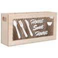 thumbnail image 4 of Wooden Cutlery Holder Kitchen Utensil Holder Rustic Style Silverware Storage Holder, 4 of 8