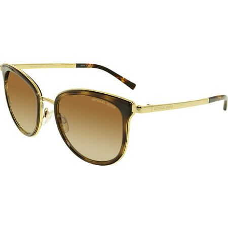 Michael Kors Women's Adriana MK1010-110113-54 Gold Cat Eye Sunglasses