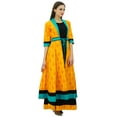 thumbnail image 3 of Bimba 2 Pcs Designer Flaired Dress With Tie Knot Jacket Kurta Designer Kurti, 3 of 9
