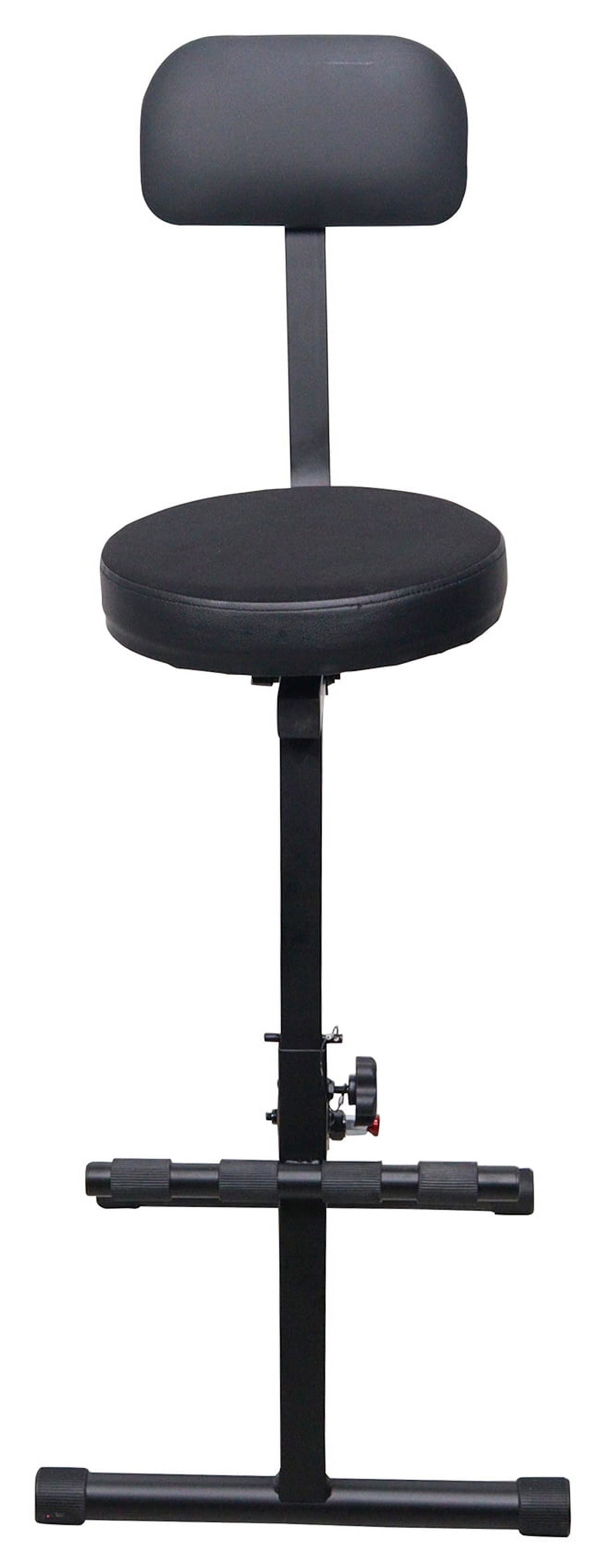 ProX X-GIG CHAIR Portable DJ Adjustable Velvet Covered Padded Foam Chair
