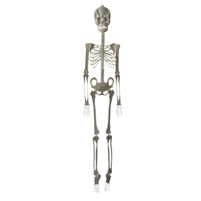 Esqueleto luminoso Esqueleto cuerpo terrorífico Halloween Casa accesorios divertidos Halloween Casa patio escena doméstica accesorios terroríficos divertidos