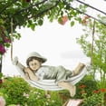 thumbnail image 4 of Estatuas de Columpio para Niño Estatuilla Estatuilla de Interior Decoración de Jardín Arte de Césped de Hadas Zulema Estatua de columpio de niño, 4 of 6