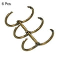 thumbnail image 3 of Uxcell 0.79" Dia 3 Circle Detachable Metal Binder Rings Loose Leaf Rings Bronze 6 Pack, 3 of 6