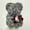 E, variant on Charming 20cm Foam Rose Bear Bouquet - Elegant Gift for Mother's Day, Valentine's Day, and Graduation
