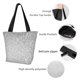 thumbnail image 4 of Balery Silver Mosaic Bolsa de Hombro con Diseño, Bolsa Grande y Duradera, Bolsa Versátil para Compras, 4 of 6