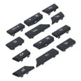 thumbnail image 4 of Key  Repair Kit, Reliability Long Service Life 12pcs Air Conditioning Heater Button Black  For Replacement For 5/6Series, 4 of 8