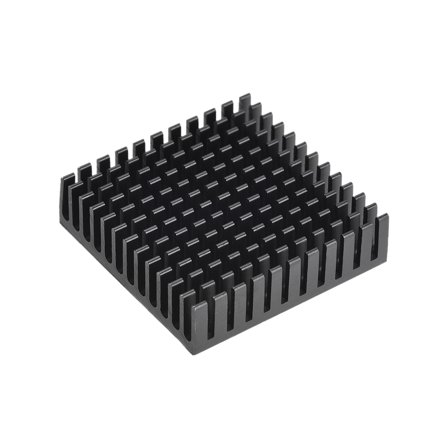11x40x40mm Black Aluminum Heatsink Thermal Adhesive Cooler for Cooling 3D Printers