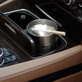 thumbnail image 4 of Cenicero De Coche De Acero Inoxidable Con Tapa Cenicero A Prueba De Viento Para El Hogar Y El Coche Cenicero De Mesa Para Interior Y Exterior Yuarrent VI011577-00, 4 of 6