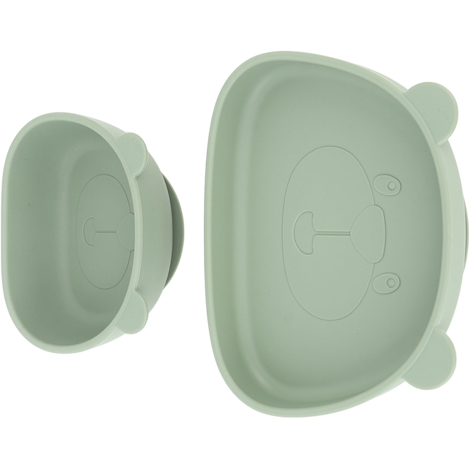 4pcs Kids Dinnerware Set Toddler Utensils And Toddler Plates Panda Shape Plate