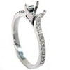 1/4ct Diamond Engagement Ring Setting 14K White Gold