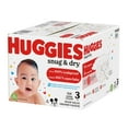 thumbnail image 4 of Huggies Size 3 Diapers, Snug & Dry Baby Diapers, Size 3 (16-28 lbs), 168 Count, 4 of 8