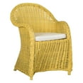 thumbnail image 5 of Safavieh Callista Wicker Club Chair, Yellow, 5 of 6