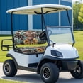 thumbnail image 3 of Aplkyhs Sunflower Highland Cow Golf Cart Seat Covers Aztec Club Car Backrest Bottom Seat Cover Sun-Proof Club Car Precedent Seat Covers Native American Golf Cart Back Seat, 3 of 6