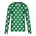 thumbnail image 4 of Men's Graphic T-Shirts,Mens St Patricks Day Gnomes Tee Shirts,Mens St Patricks Day Shirts Long Sleeve Shamrock Sweatshirt Big and Tall Irish Clover T-Shirt Casual Round Neck Graphic Tees Tops, 4 of 5