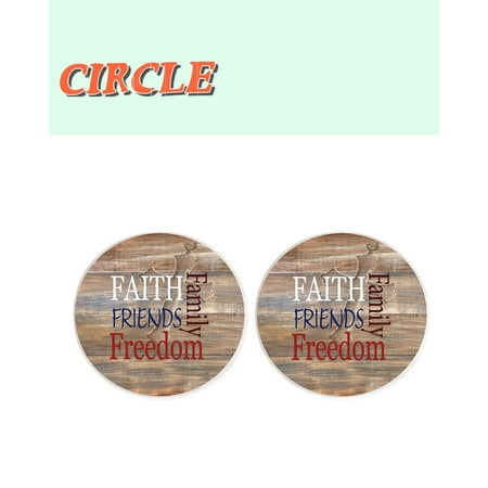 

Woodgrain Ceramic Car Coasters