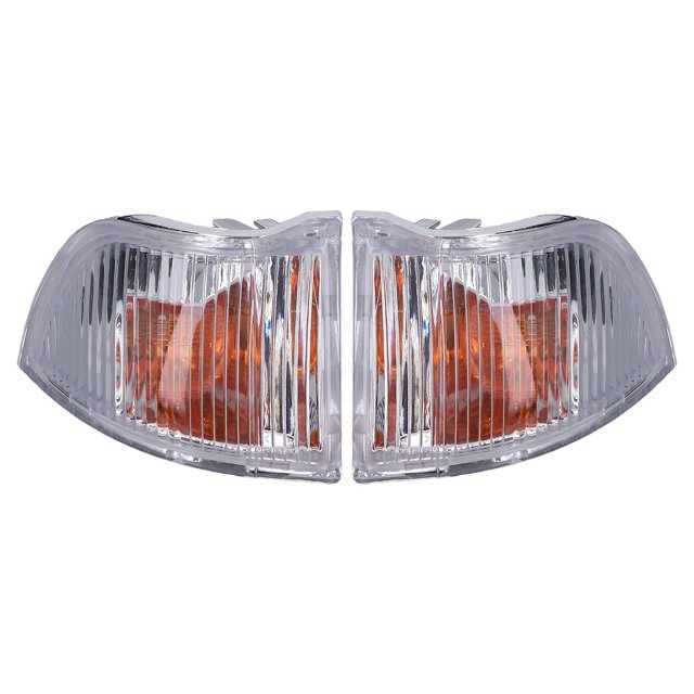 1 par de cubiertas de luz indicadora de espejo lateral de repuesto para lente de lámpara indicadora de espejo lateral para Iveco Daily 2006-2012