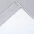 thumbnail image 3 of 100% Blackout Curtain Tiers for Kitchen - Window Treatment Home Décor Small Panels for Half Windows, 27 x 36 inch Long, 2 Pieces, Light Grey, 3 of 5