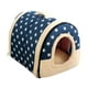 thumbnail image 3 of Mascota Cama para gatos Tienda para perros con cojín Plegable Cachorro Perrera Parte inferior antideslizante Nido cálido Cama para perros Cama para, 3 of 8