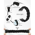 thumbnail image 4 of Wearlizer Braided Bands Compatible with Fitbit Versa 4/Versa 3/Fitbit Sense 2/Fitbit Sense Band for Women, Elastic Solo Loop Stretchy Nylon Woven Wristband, 4 of 7