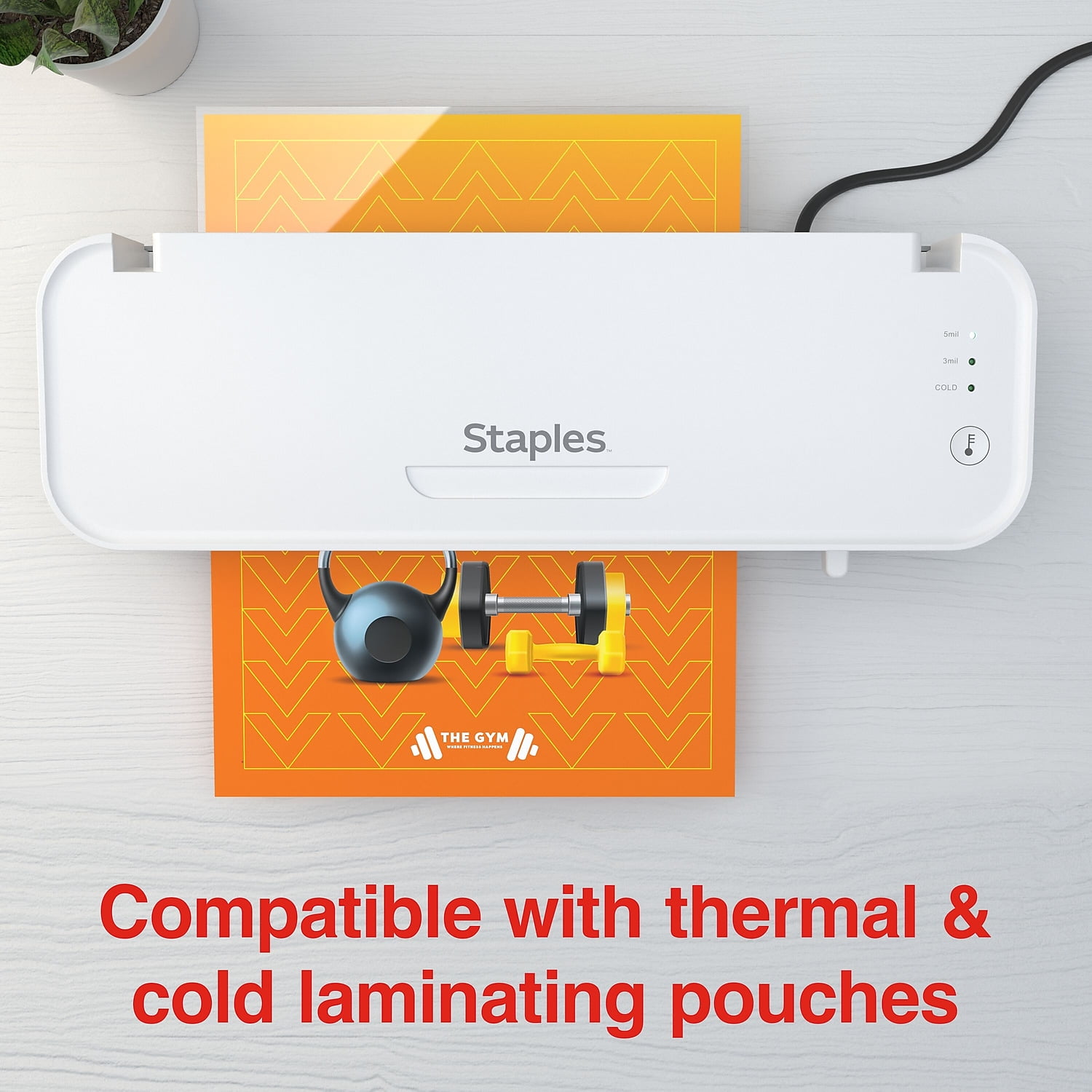 MyOfficeInnovations 9.5" Thermal & Cold Laminating Machine 1171104