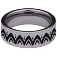 thumbnail image 4 of Aztec Sun Style 2 Tungsten Carbide Ring, 4 of 9