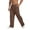Brown, variant on Men's Drawstring Waist Relaxed Fit Lounge Pants with Pockets Soft Jersey Knit Straight Leg Sleepwear Bottoms Light Purple XL
