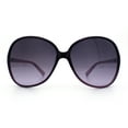 thumbnail image 4 of Womens Oversized Thin Plastic Butterfly Designer Fashion Chic Sunglasses All Purple, 4 of 8