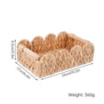 thumbnail image 3 of Handmade Water Hyacinth Woven Storage Basket with Lid, Natural Seagrass Decorative Box for Blankets Toys Magazines, Eco-Friendly Multi-Room Organizer for Home Nursery, 3 of 9