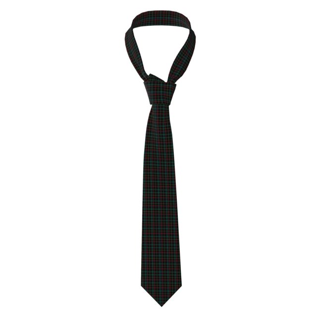 Fotbe Buffalo Plaid Dark Green Corbata Clásica para Hombre con Estampado – Corbata de Seda Jacquard Tejida, para Negocios, Bodas y Eventos Formales