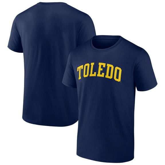 Men's Navy Toledo Rockets Basic Arch T-Shirt