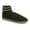 Dark Green Marl, variant on Men's Cuff Bootie Slipper