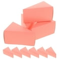 thumbnail image 4 of Miangastore 50pcs Triangle Cake Boxes Creative Candy Box Practical Sugar Gift Container Lovely Presents Cases for Home Party (Pink), 4 of 9