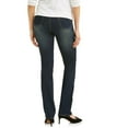 thumbnail image 2 of Times Two Overbelly Super Soft Straight Leg Five Pocket Maternity Jean, 2 of 4