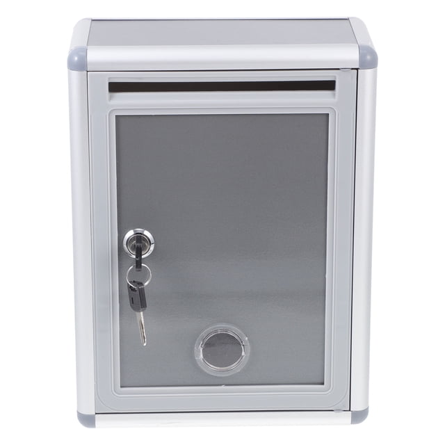 MasteelfCA Office Suggestion Box Letter Box Metal Mailbox Cards Post Box for School Office