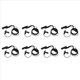 thumbnail image 1 of 8X Aire Tubo Acustico Auricular PTT Microfono Auricular para XiR P8668 P8268 APX 7000 6500 XPR XPR 6550 Intercomunicador Coche Radio Auricular, 1 of 5