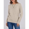 thumbnail image 5 of ANRABESS Long Sleeve Lightweight Fall Sweaters for Women| Crewneck Soft Basic Knit Pullover，2026 Fall Fashion Outfits，Casual Work Top，Travel Vacation All Day Wear,Winter Layer Clothes, 5 of 8