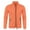 Orange, variant on Lovskoo Mens Sweaters Casual Fall and Winter Long Sleeve Zipper Sweater Thin Plush Knit Coat Orange
