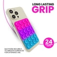 thumbnail image 4 of Hold Tight Silicone Suction Phone Case Mount - Hands Free Phone Holder for Selfies & Videos - Durable, Strong Grip & Easy to Use - Universal iPhone & Android Compatible Phone Mount | Ombre, 4 of 8