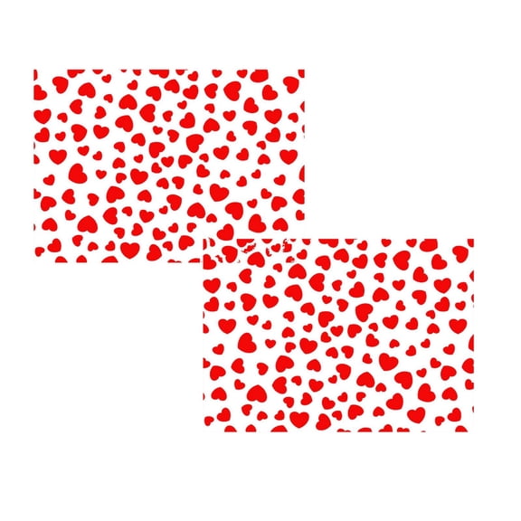 2Pcs Valentine'S Day Wrap Paper Roll For With Heart Patterns Quality Large Sheet For Craft Gift Wrapping Paper Valentines Day Decorations